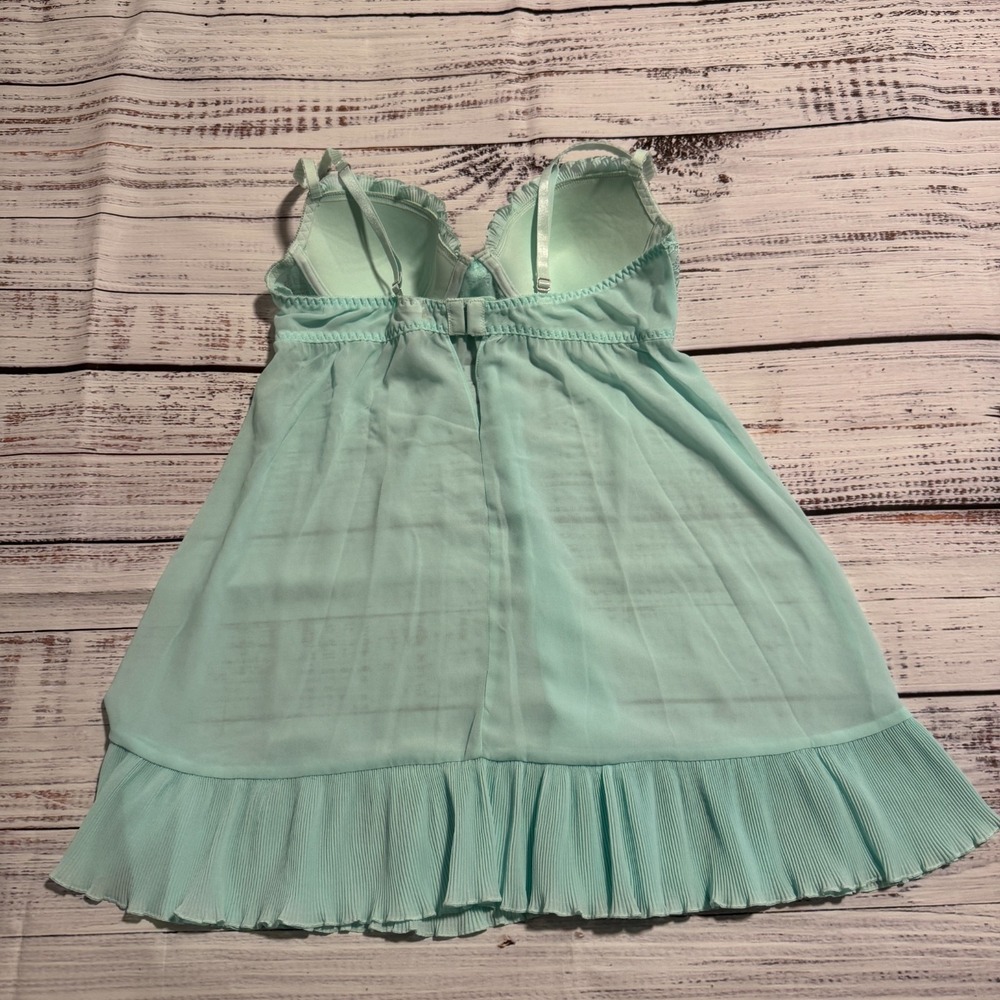 Seductive Wear by Cinema Etoile Mint Green Night Gown Top Women's Size Small‎ - Picture 9 of 9